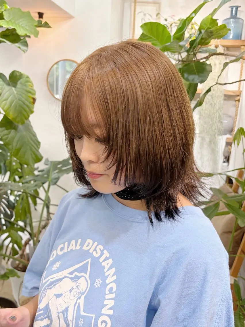 カラー Mimosa ︎✿HINATA︎✿のヘアスタイル