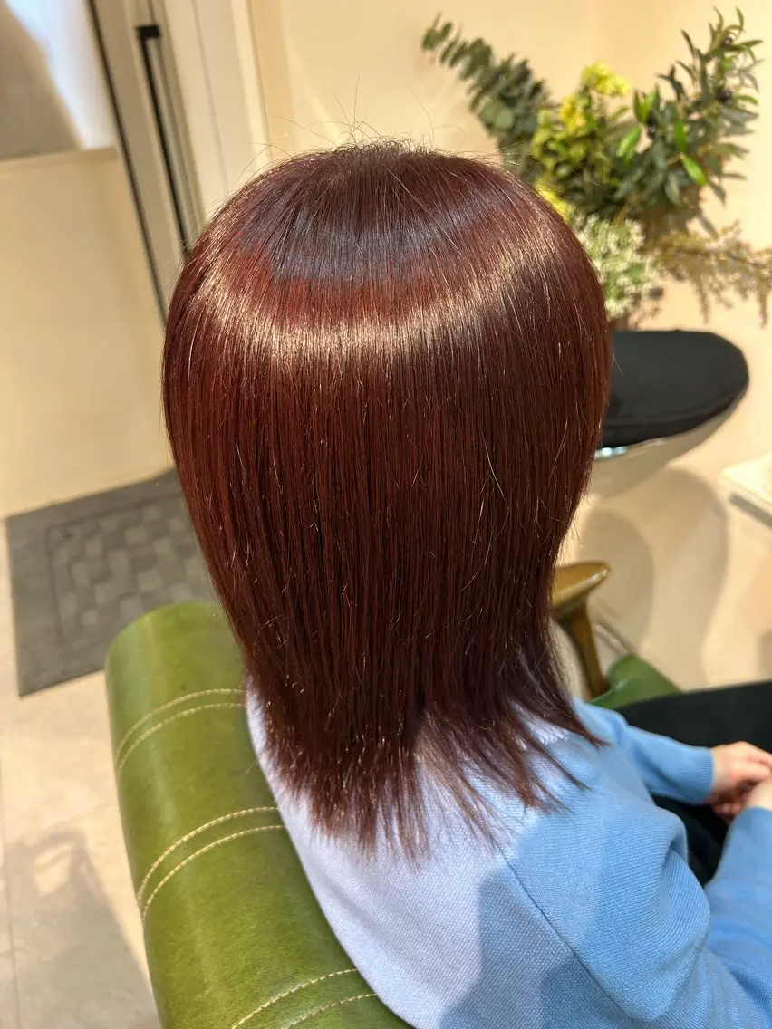 ミディアム カラー 押川 新太朗のヘアスタイル