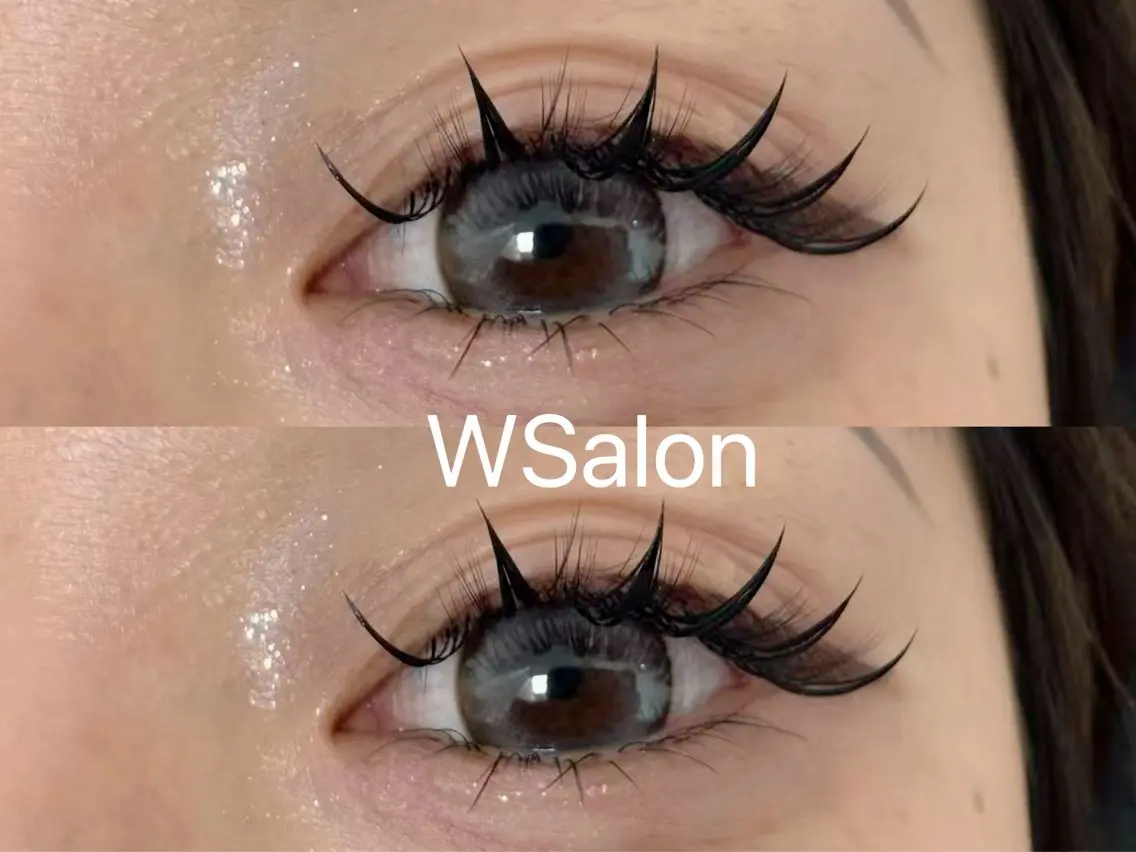 マツエク・マツパ 付け放題 下まつげエクステ ワンホンマツエク W Salon アイラッシュのマツエク・マツパデザイン