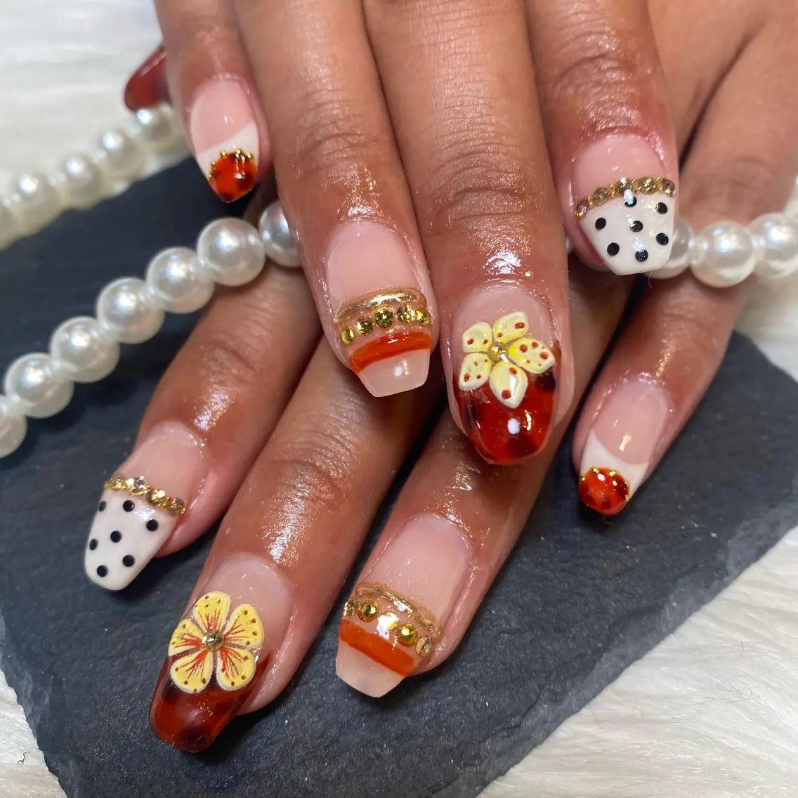 ネイル ハンドネイル FREEME 🌼アビのネイルデザイン