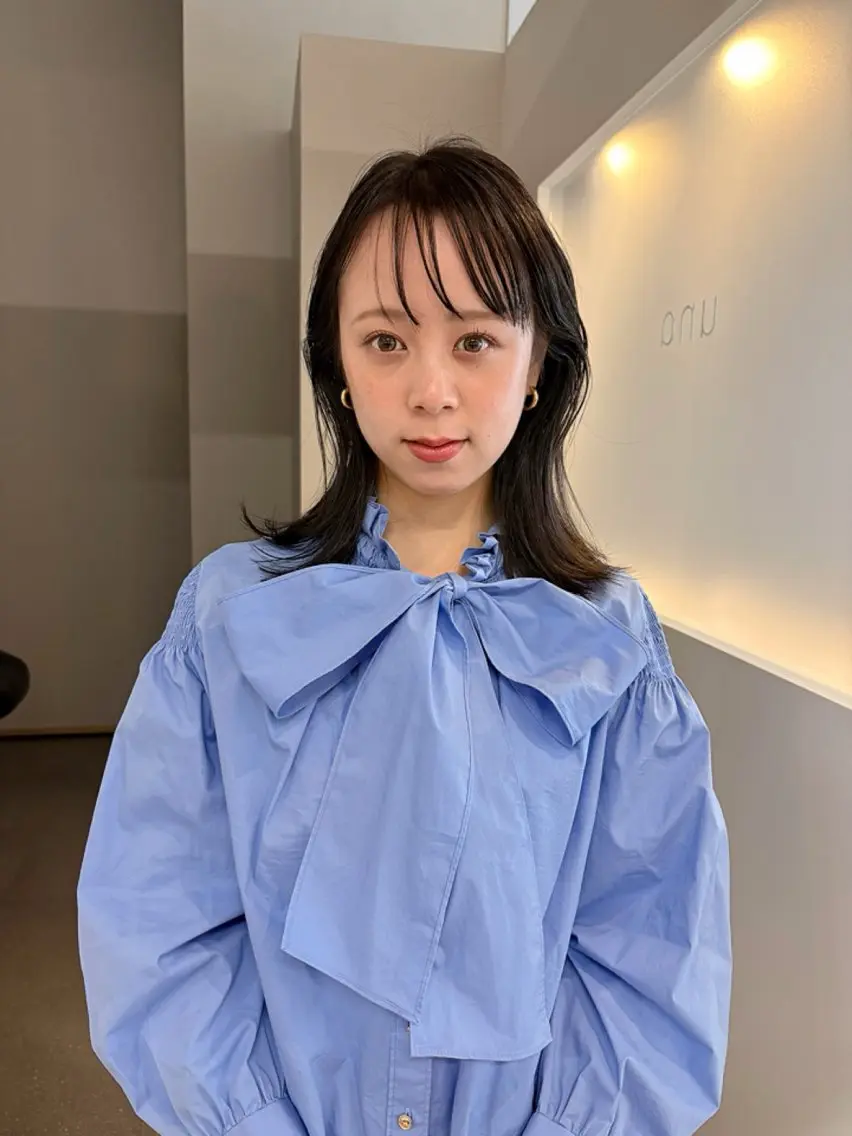 【✨平日限定U32歳✨】レディースカット＋トリートメント（空いてるお時間によってお昼の予約空けてます）の写真