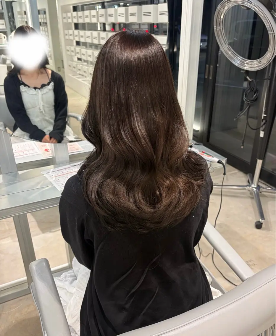 セミロング カラー カット ヘアカラー トリートメント ダブルカラー/レイヤ ーカット 🤍ゆきなのヘアスタイル