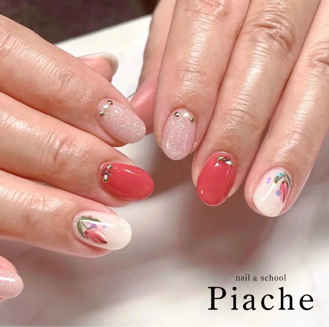 ネイル Piacheピアシェ ジュニアネイリストのネイルデザイン