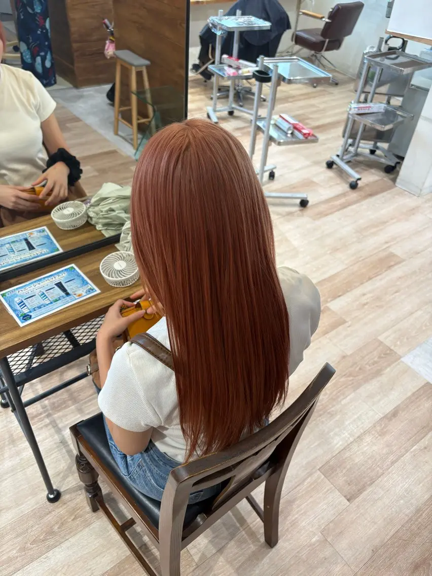 ロング カラー 透明感color ゆうな🎀のヘアスタイル
