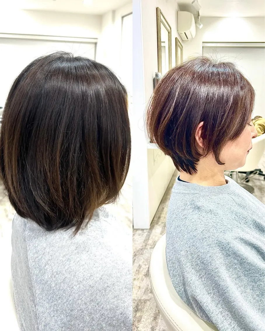 ショート カラー カット ヘアカラー トリートメント 脱・パサつき髪/小塚 美容室難民の方はぜひのヘアスタイル
