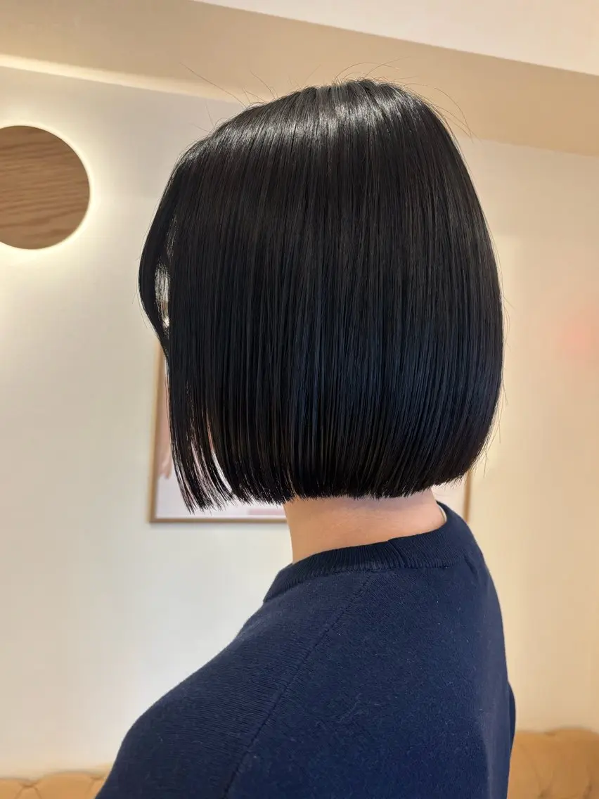 ミディアム 髪質改善 カット 縮毛矯正 シンバ ヒナノ/髪質 改善/縮毛矯正のヘアスタイル