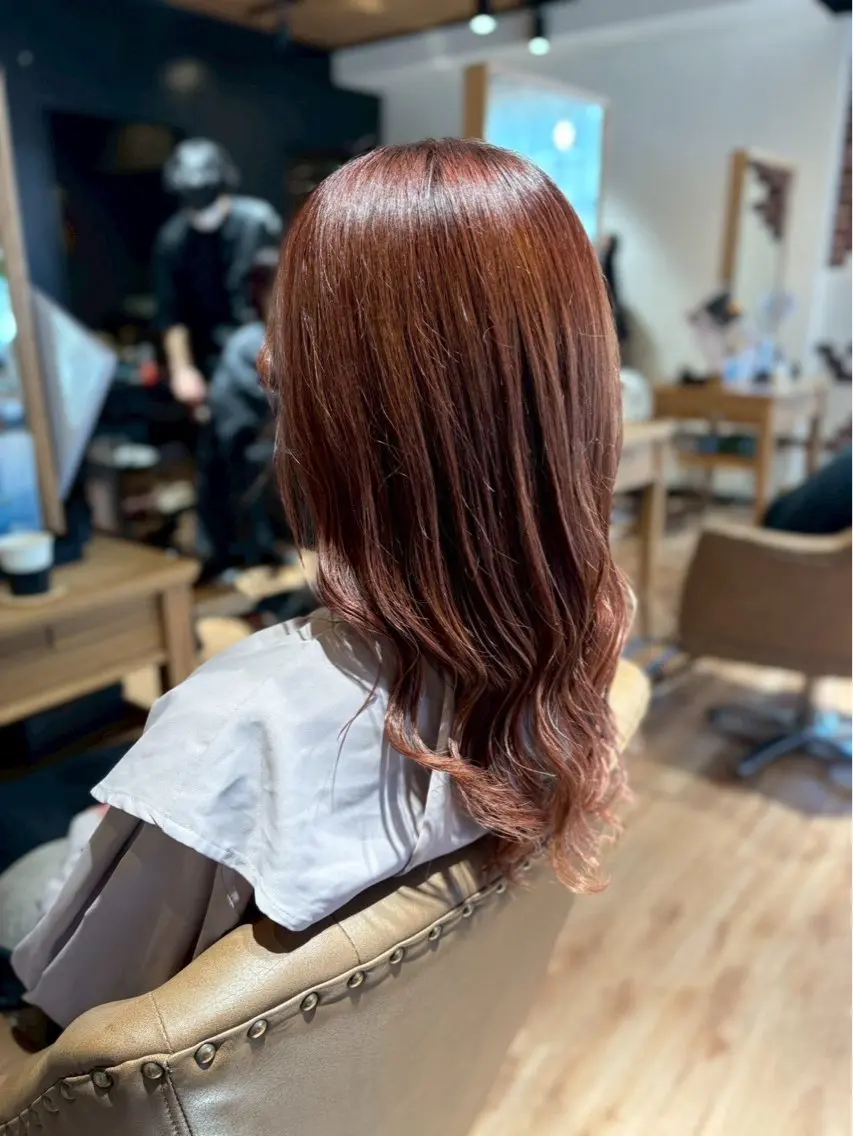 セミロング 松田 鈴菜のヘアスタイル