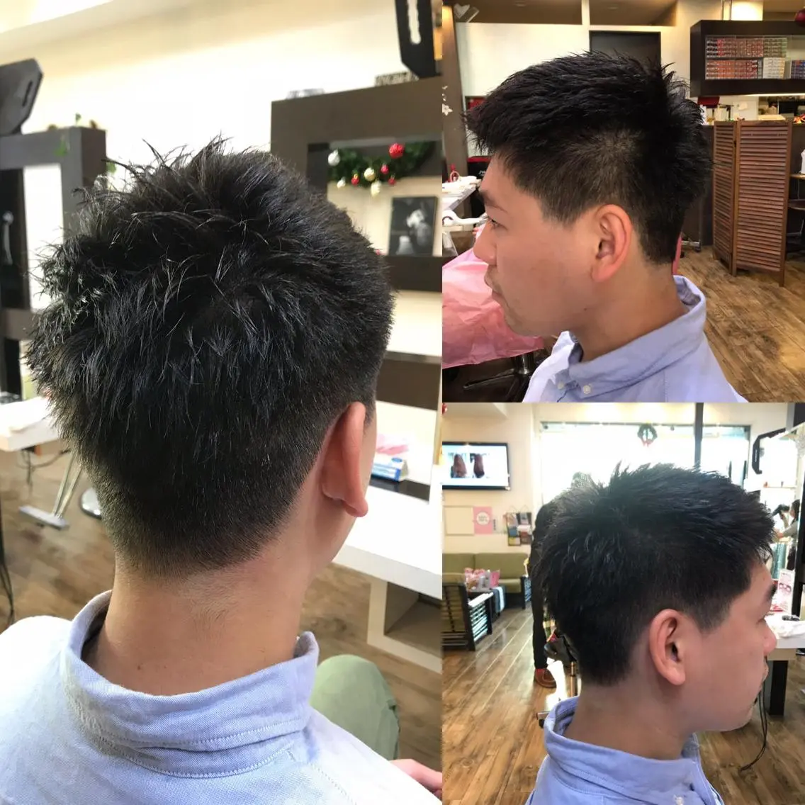 ショート メンズ ビジネス 刈り上げ ショートヘア カット 赤羽、髪質改善サロン 吉野リョウスケのヘアスタイル