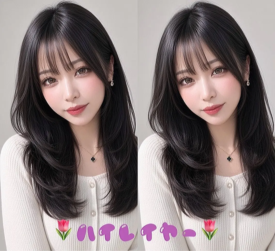 ロング 🃏リンクスハート ♥️綿松彩乃♥️のヘアスタイル