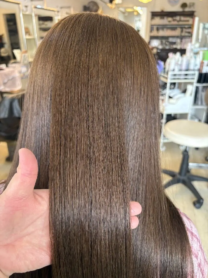 ロング カット ヘアカラー トリートメント 椎橋 美帆野のヘアスタイル