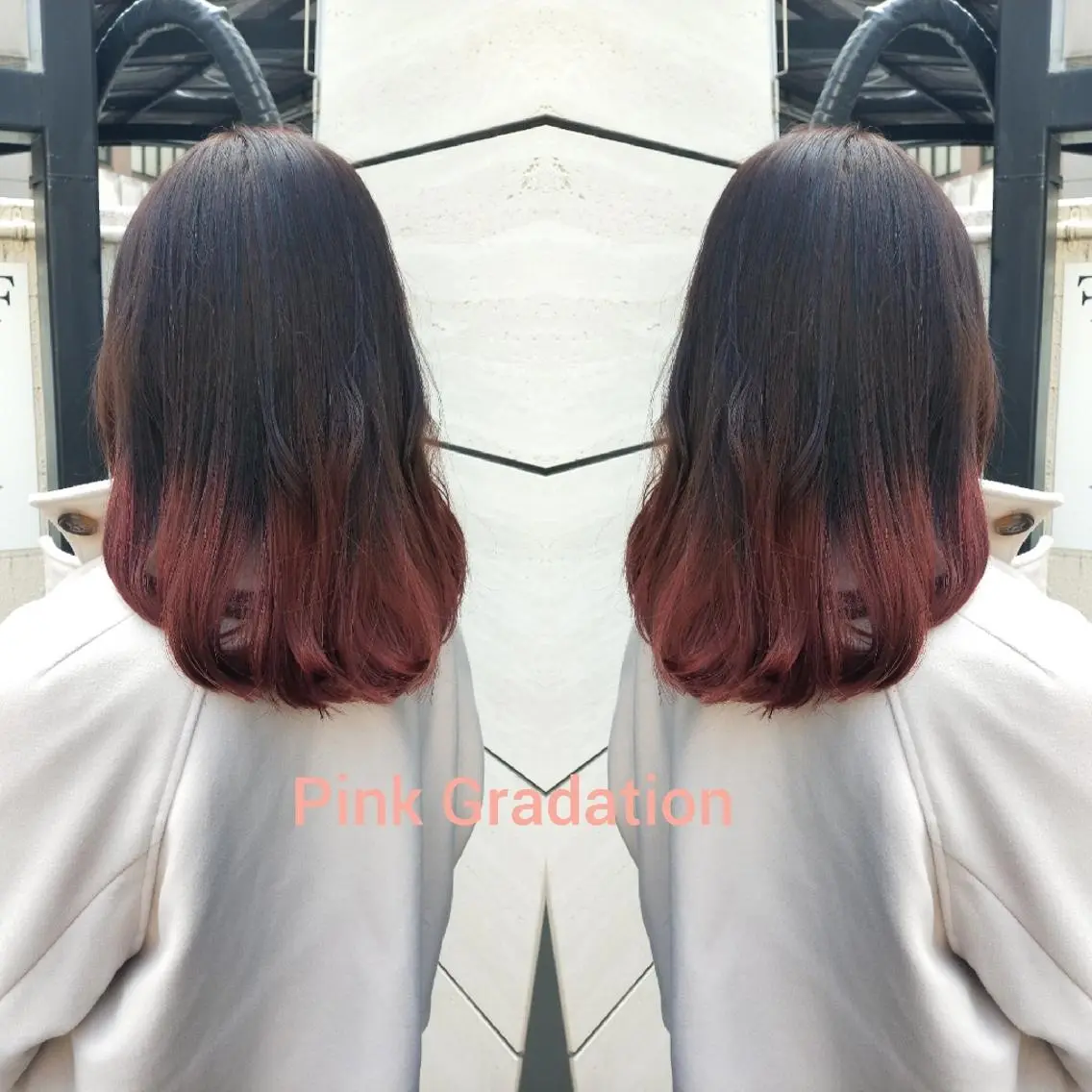 ミディアム カラー カラーブリーチ特化 石原勇希のヘアスタイル