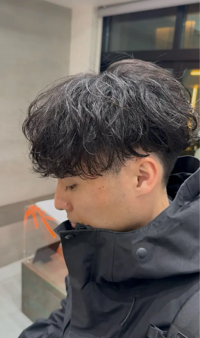 パーマ メンズ 当日予約⭕️ 太田のヘアスタイル