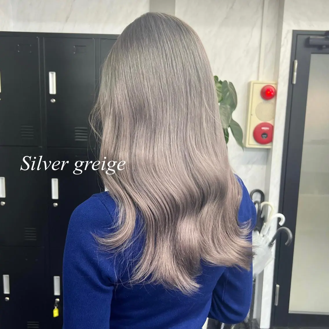 ロング カラー シールエクステ ハイトーンカラー エクステ ヘアカラー トリートメント シールエクステ特化 ハイトーン、NANAのヘアスタイル