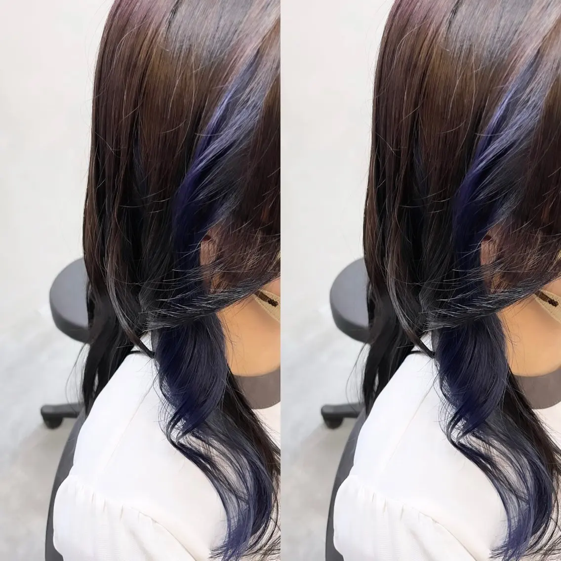 💎ケアブリーチ使用💎カット×インナーカラーorイヤリングカラー×ワンカラーの写真