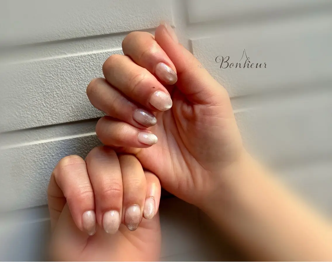 ネイル マグネットネイル Nail Salon Bonheurのネイルデザイン
