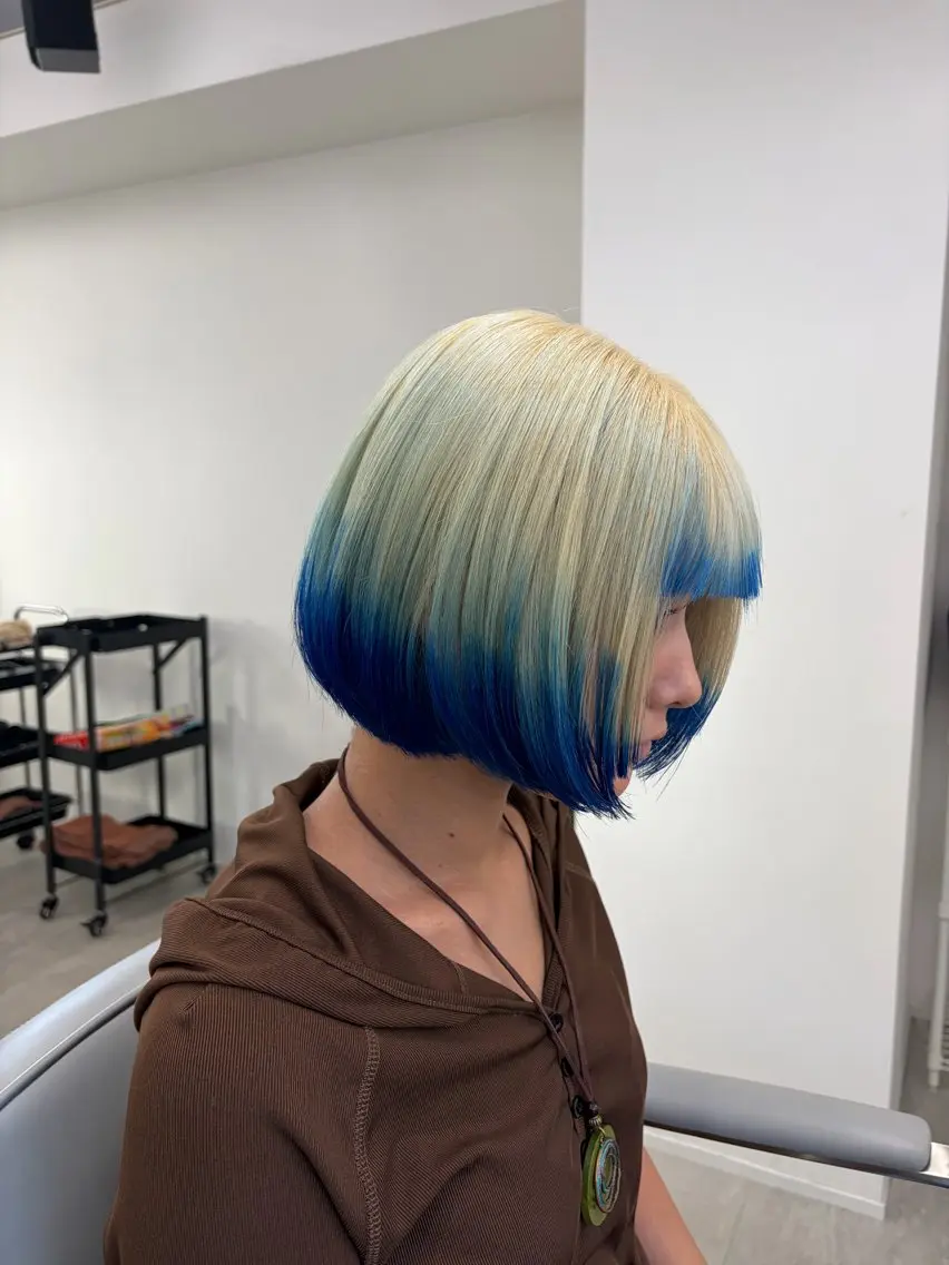 ミディアム ヘアカラー トリートメント ハイトーン/ ミルクティー 海斗のヘアスタイル