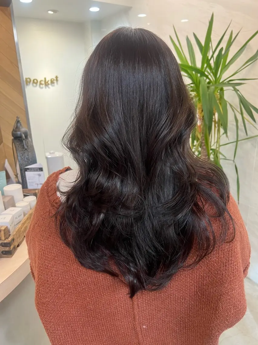 ロング レイヤーカット カット ヘアカラー 🩶レイヤーカット/ さわ🩶のヘアスタイル