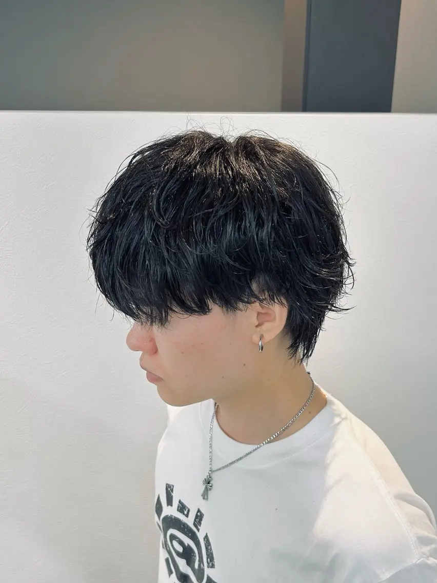 ショート パーマ メンズ 🏁メンズパーマ/ RYOYAのヘアスタイル