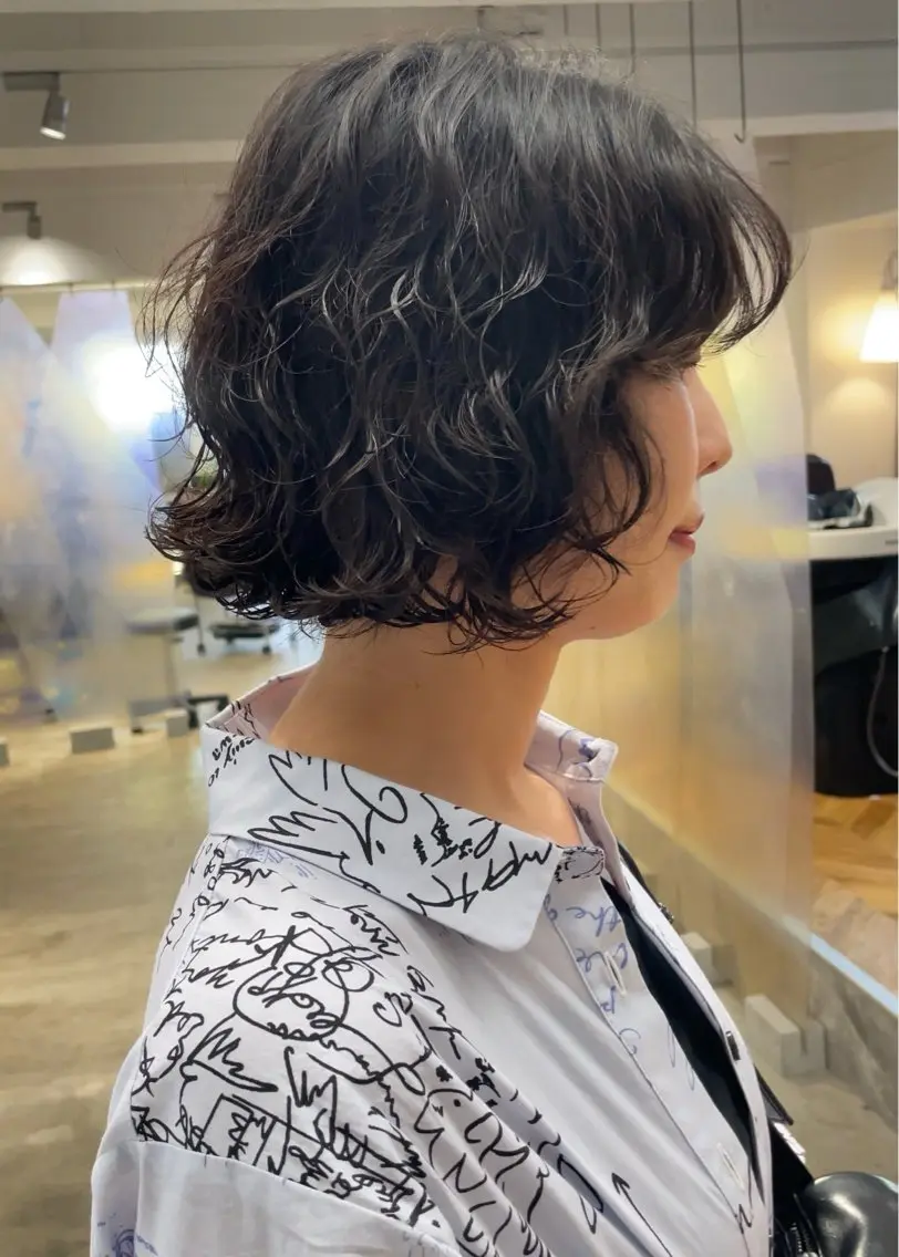 ショート パーマ STUD YUKIのヘアスタイル
