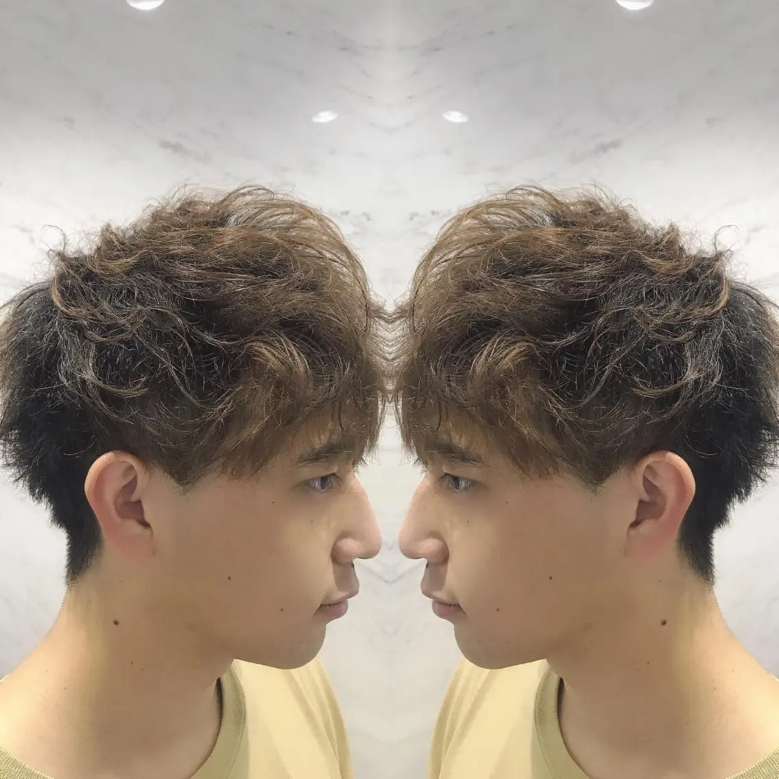 ショート カラー メンズ カット ヘアカラー 重政 和樹のヘアスタイル
