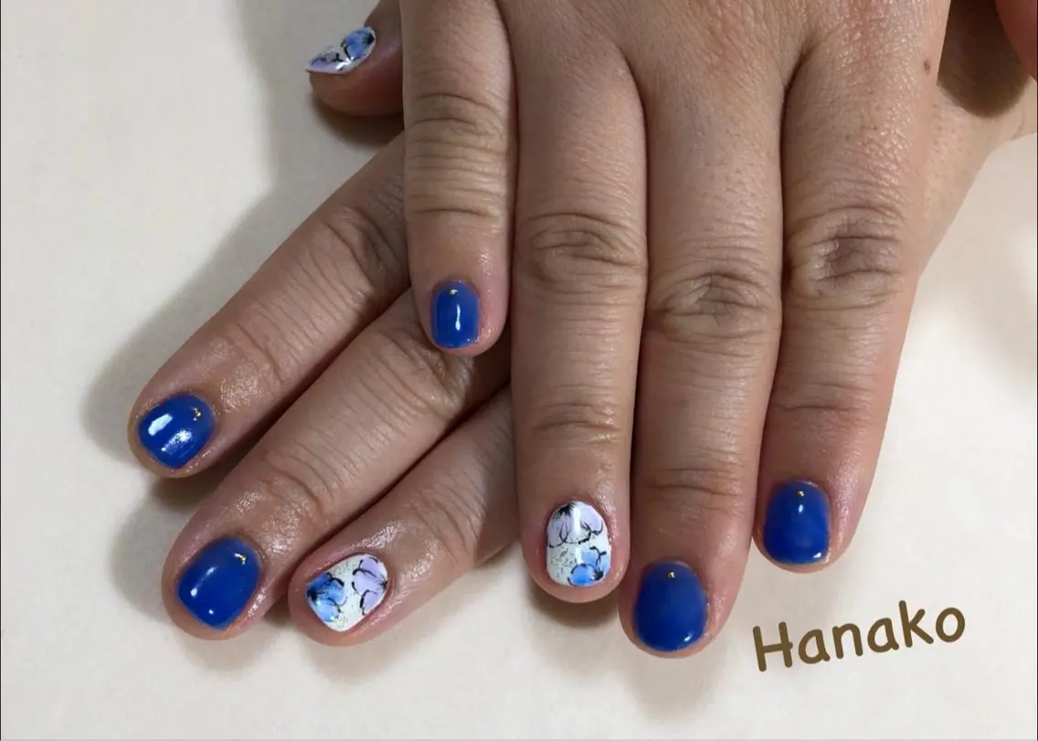 ネイル お絵描きネイル Hanakoのネイルデザイン