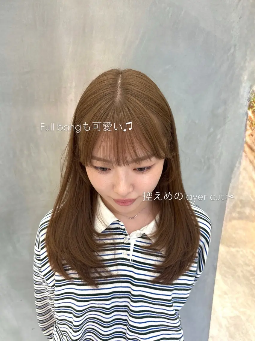 セミロング カラー ベージュカラー ブラウンカラー 透明感カラー マロンブラウン オリーブベージュ カット ヘアカラー トリートメント 顔周りカット/透明感 カラー/ゆう🤎のヘアスタイル