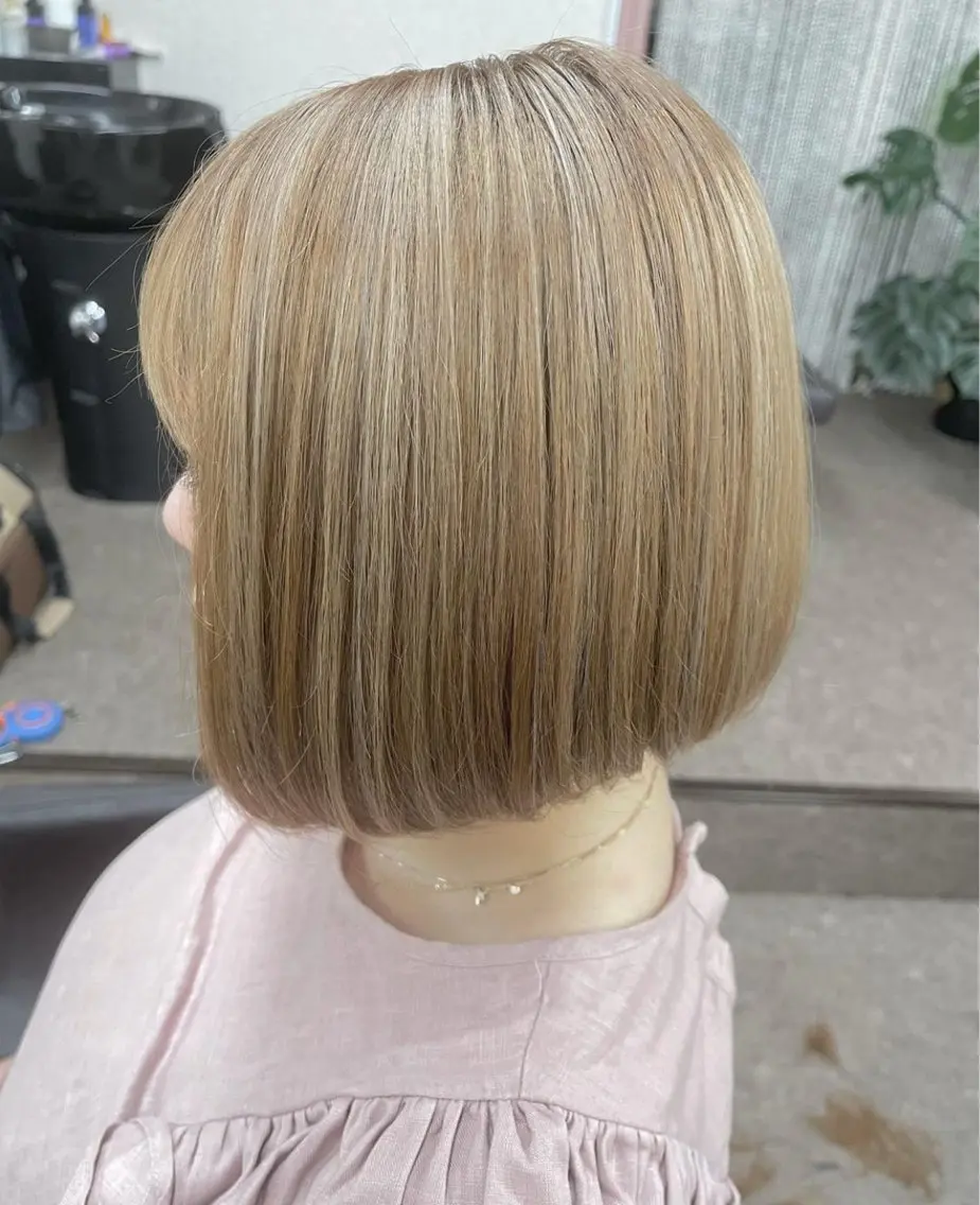 ミディアム カラー ヘアカラー 池田 景子のヘアスタイル