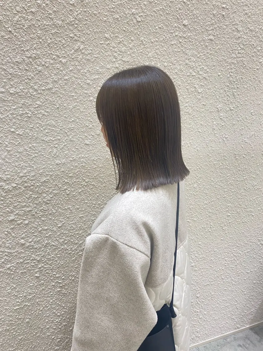 ミディアム que/清水 未蘭のヘアスタイル