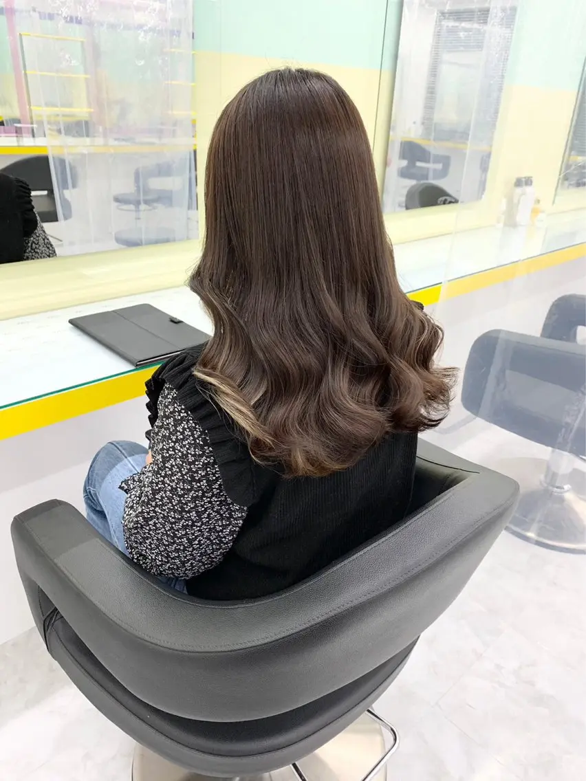 ロング カラー パーマ ヘアアレンジ メンズ メンズブリーチ ブリーチ ブラウンカラー ブリーチなしカラー オリーブブラウン 【縮毛矯正ブリーチ】 MANATO🌈のヘアスタイル