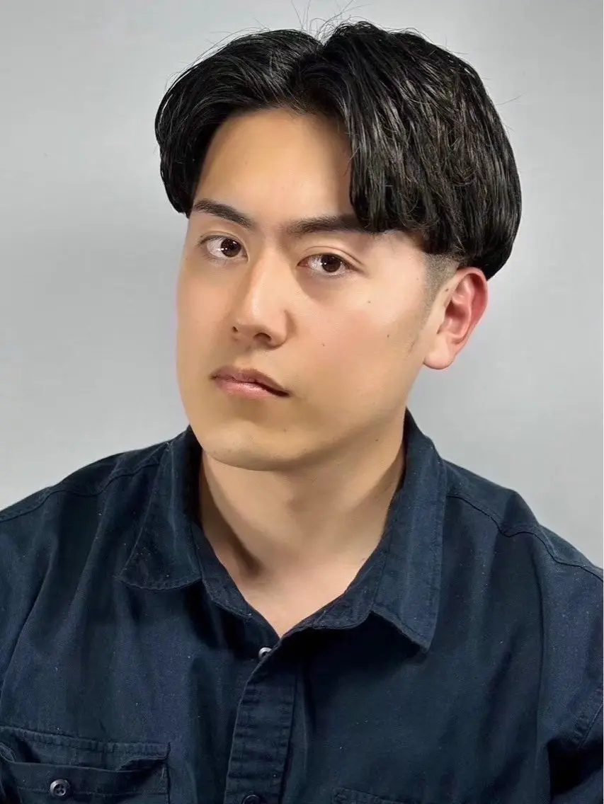 メンズ センターパート 小笠原 京伍のヘアスタイル