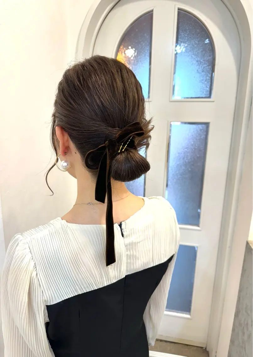 ミディアム ヘアアレンジ 結婚式・ブライダル ヘアセット 似合う髪型が 分からない方へのヘアスタイル
