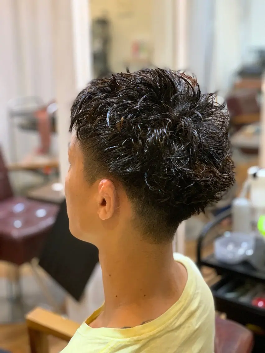 ショート パーマ メンズ カット パーマ メンズパーマ 髪質改善☆有馬のヘアスタイル