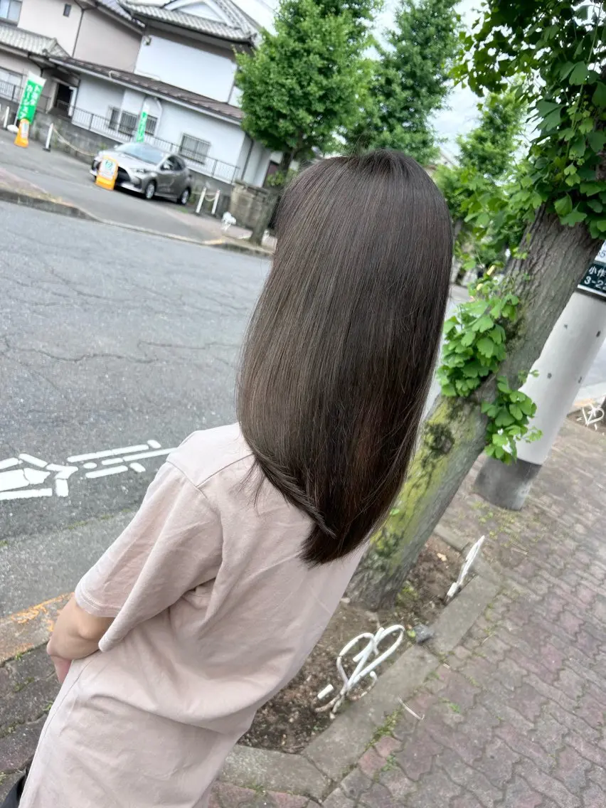 セミロング カット ヘアカラー AN'TIA小作代表 ⭐︎kazuma⭐︎のヘアスタイル