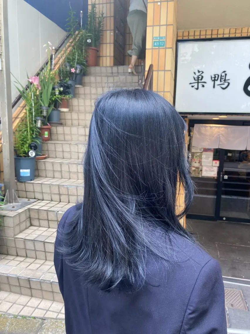 高発色カラー＋🫧ケアプロアイロン🫧＋🌱アローブ4ステップトリートメント🌱の写真