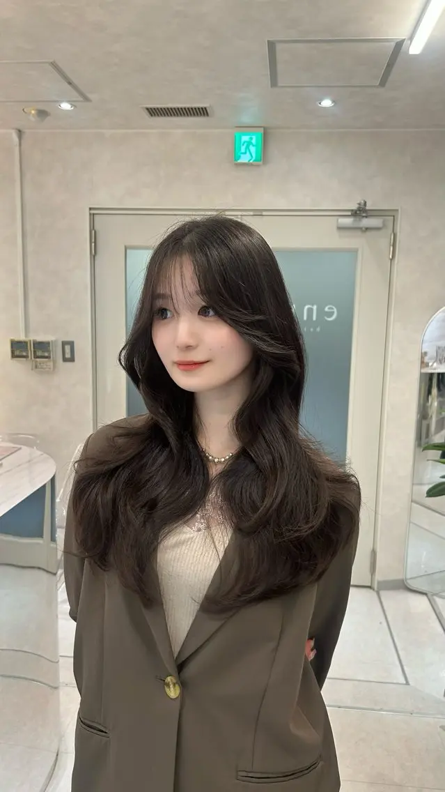 ロング カット ヘアカラー トリートメント 髪質改善支持率 NO.1/韓国風💎のヘアスタイル