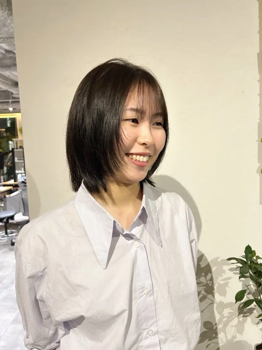 ショート カラー ヘアカラー hinano ヒナノのヘアスタイル
