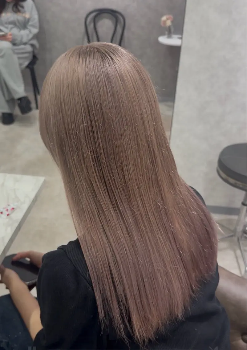 ロング カラー 色落ちまで盛れる 💟まなみのヘアスタイル