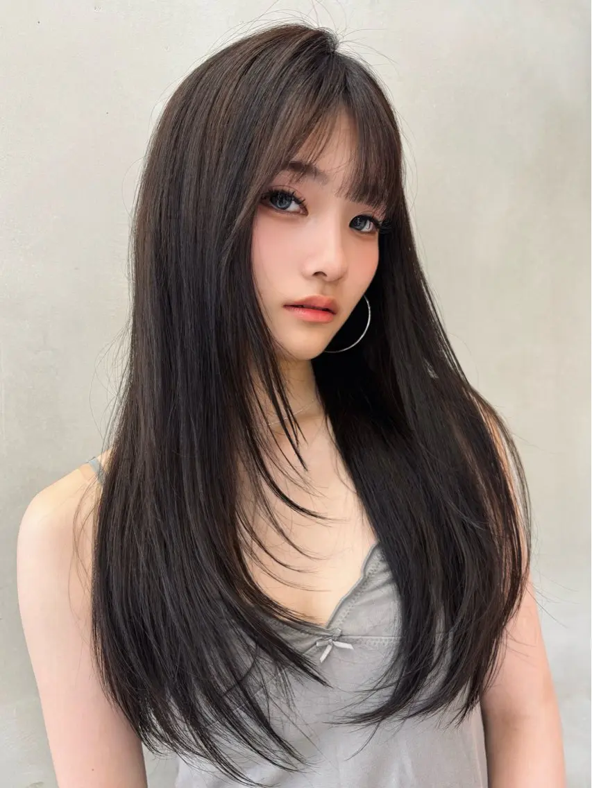ロング カット ヘアカラー まさとお洒落 色気個性ヘアのヘアスタイル