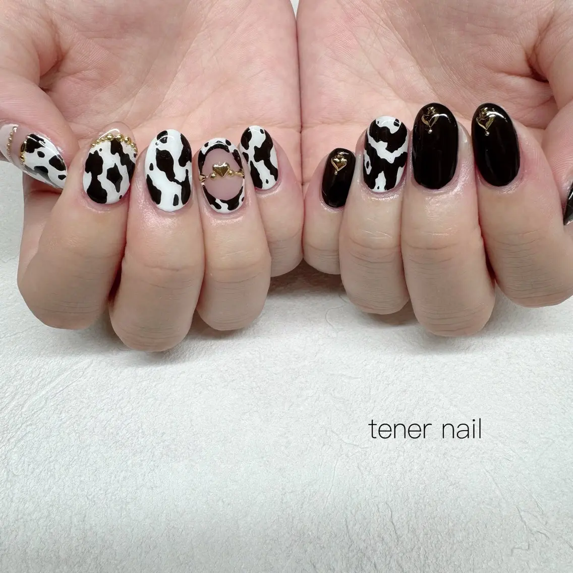 ネイル アニマル柄 ハンドネイル テネルネイル tener nailのネイルデザイン