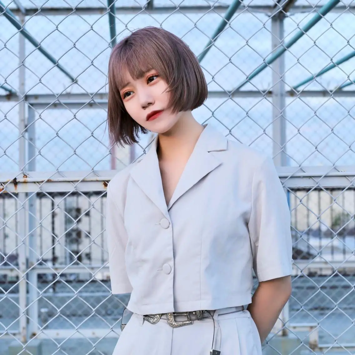 ショート カラー 由谷 祥伍のヘアスタイル