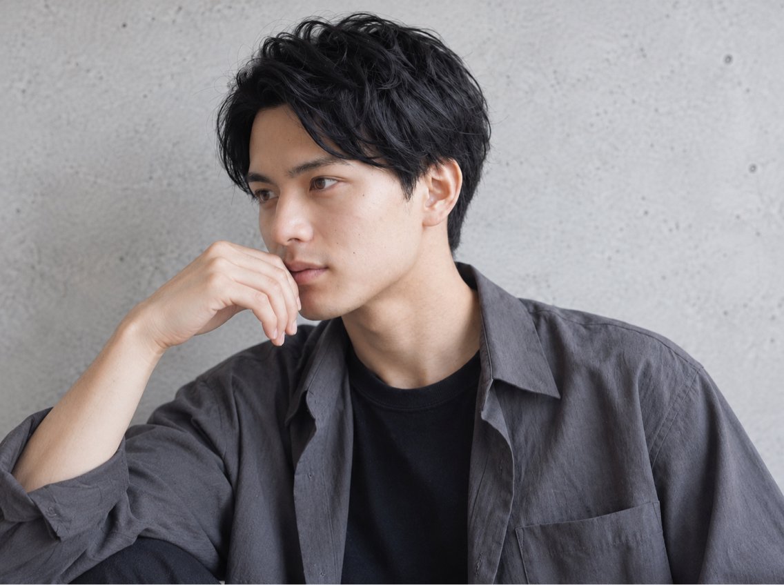 ショート パーマ ヘアアレンジ メンズ キッズ カット パーマ メンズカット/パーマ 山崎航平💈のヘアスタイル