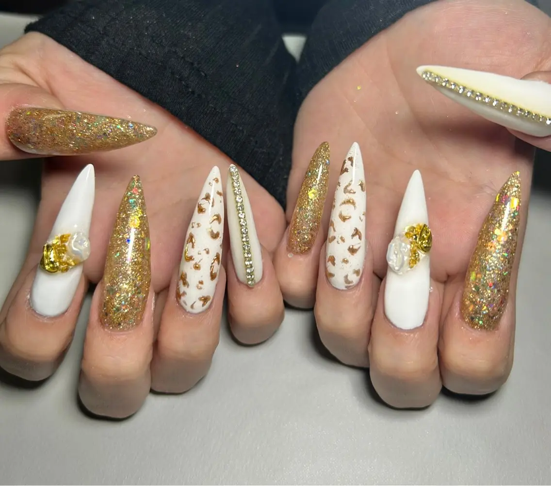 ネイル アニマル柄 ハンドネイル Liennail 持込デザインやり放題のネイルデザイン