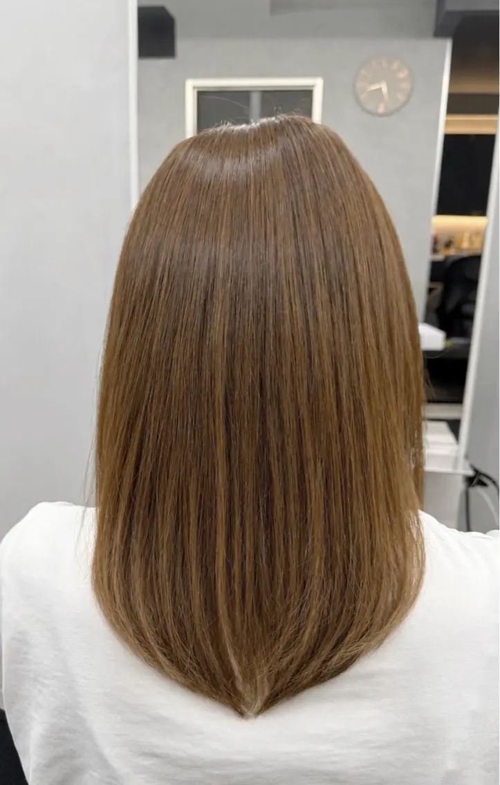 ミディアム ヘアカラー トリートメント GHØAT【ゴート】 さおりのヘアスタイル