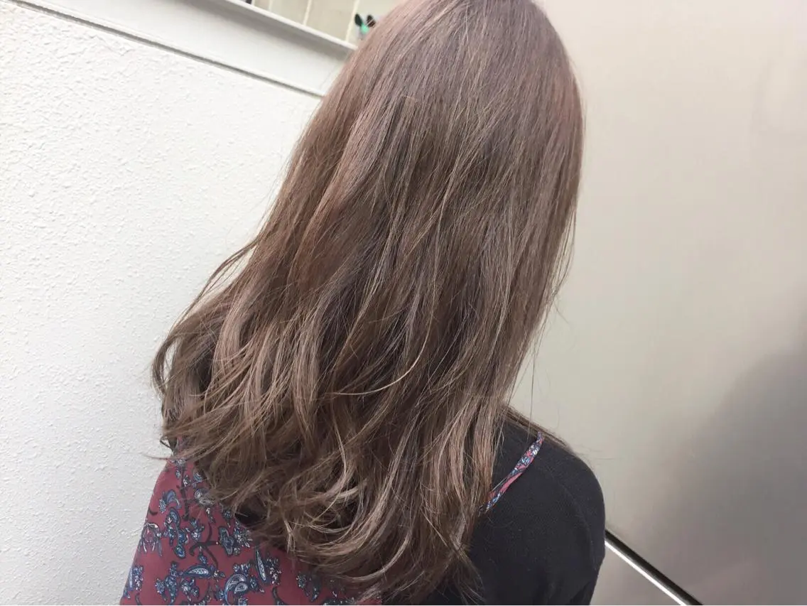 セミロング ハイライト 松永 雄樹のヘアスタイル