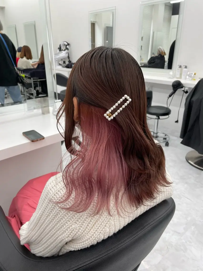 ミディアム カラー パーマ ヘアアレンジ メンズ ヘアカラー トリートメント 💖似合わせカラー レイヤー💖縮毛矯正のヘアスタイル
