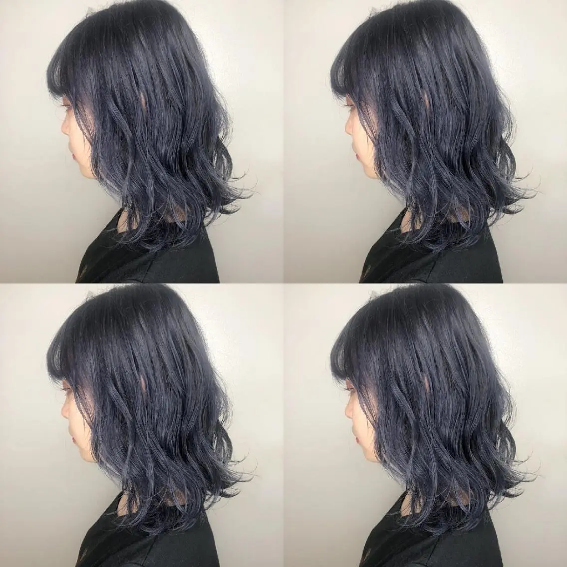 ミディアム カラー ブリーチ 透明感カラー 竹内啓太 ボブのヘアスタイル
