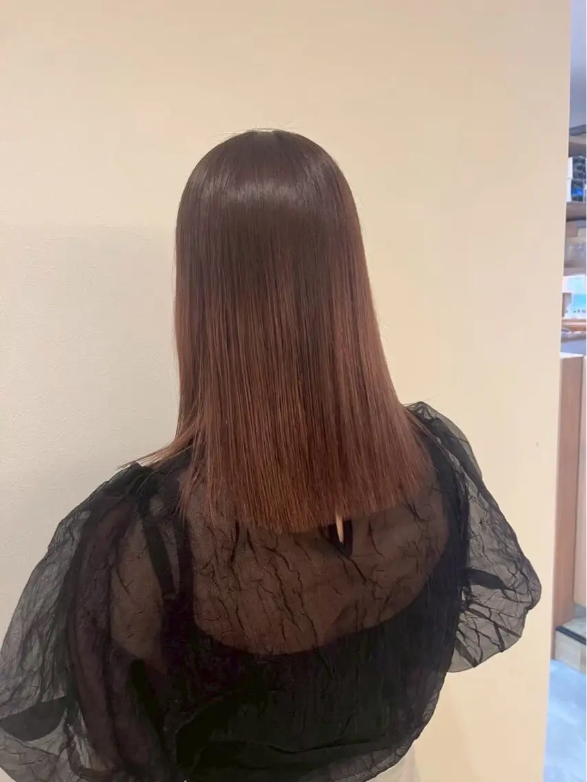 レディース セミロング （段なし、シャンプー＆ブロー込）の写真