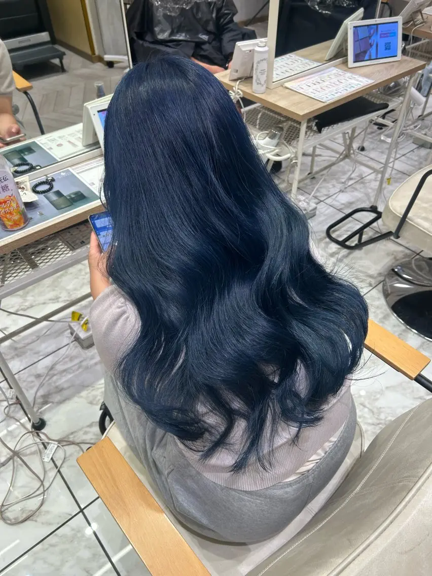 ロング カラー カット ヘアカラー トリートメント 🇰🇷レイヤー/ト レンドまつげ🎀ミキのヘアスタイル