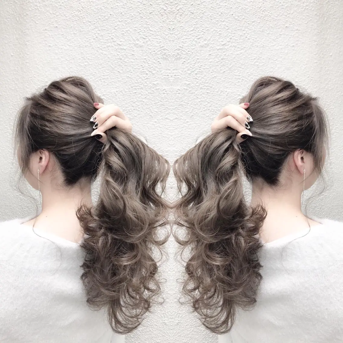 ロング カラー ベージュカラー フォギーベージュ カラー特化型サロン #SUP.のヘアスタイル