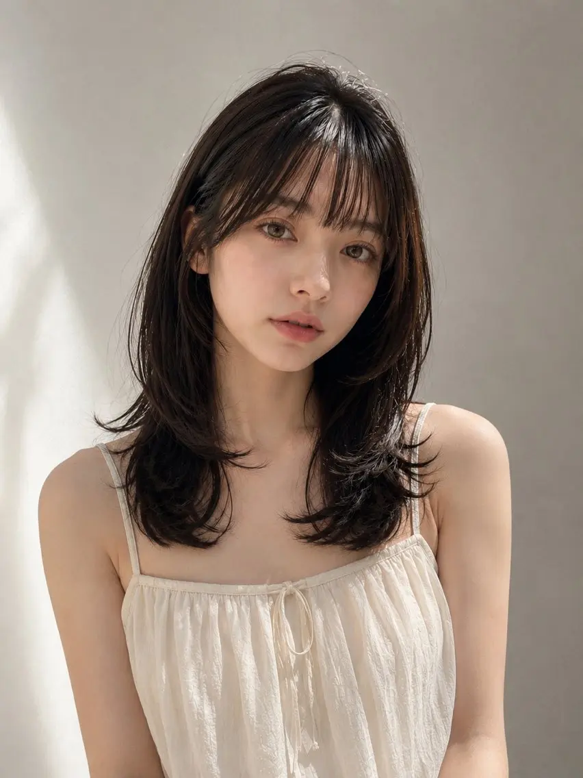 ロング カラー カット ヘアカラー トリートメント ヘッドスパ "オトナ髪”/ LAKA TOCCAのヘアスタイル